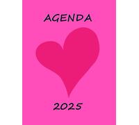 AGENDA 2025: Cute ♡♡♡ para amantes del amor - love lovers, tamaño 8.25 x 11 IN (209,55 x 279,4 mm), tapa dura color fucsia, 546 páginas a color en ... ¡Haz de cada día una celebración del amor!