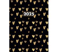 Agenda 2025 día por página: Profesional Planificador diario y mensual | Organizador Anual | Calendario Diaria | Tamaño A4 -12 meses | Español