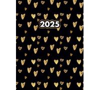 Agenda 2025 día por página: Profesional Planificador diario y mensual | Organizador Anual | Calendario Diaria | Tamaño A4 -12 meses | Español