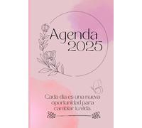 Agenda 2025 en Español - Planificador Diario con fecha y hora, Semanal y Mensual con calendario: Planner 2025 en español con organizador de horario diario