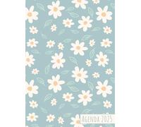 Agenda 2025: Flores Pastel | Planificador semanal XL - Semana vista | Tamaño A4 | 21x29,7 cm | Planificación vertical por columnas | Organizador con horario | Grande | Barata
