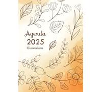 agenda 2025 giornaliera a4 grande: Un giorno, una pagina. Un mese, due pagine