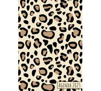 Agenda 2025: Leopardo | Planificador semanal XL - Semana vista | Tamaño A4 | 21x29,7 cm | Planificación vertical por columnas | Organizador con horario | Grande | Libreta
