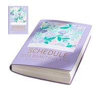 Agenda 2025 para mujer, agenda diaria 2025 | Cuaderno de reuniones de diseño pictórico, agenda anual | Agenda 2025 impermeable, cuaderno diario para reuniones y citas