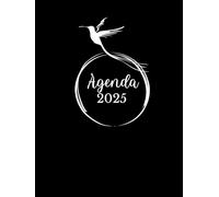 Agenda 2025 - Planificación semanal, mensual, diaria y financiera, diseño en blanco y negro, de enero a diciembre 2025, 8.5x11 pulgadas: Tu aliada ... completa y motivación diaria en un solo lugar