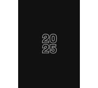 Agenda 2025 | Planner Settimanale e Mensile | Grande Formato B5 | Carta Puntinata | Copertina Tinta Unita | To-do List