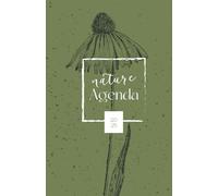 Agenda 2025: Planning anual y semana vista | Interior a color | lustraciones de platas ( herbolario) | Medidas 14 x 21,6 cm (Nature Siöri)