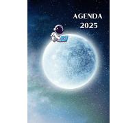 Agenda 2025 pour les networkers : de janvier à décembre 2025, 2 jours par page, tableaux de chiffre d'affaires et partenaires commerciaux, sections ... objectifs annuels et mensuels, format A5