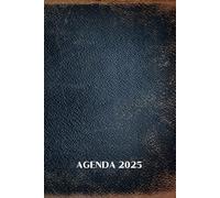 Agenda 2025 pour les networkers : de janvier à décembre 2025, 2 jours par page, tableaux de chiffre d'affaires et partenaires commerciaux, sections ... objectifs annuels et mensuels, format A5