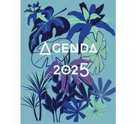 Agenda 2025: Semana vista horizontal / 12 meses enero 2025 a diciembre 2025 / calendario 2025 / en español / tapa blanda A4 / hojas para notas / ... / fases lunares / signos astrológicos