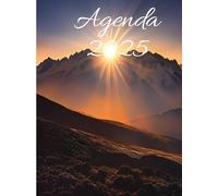 Agenda 2025, tapa BLANDA diaria, semanal y mensual, 8.5 x 11 pulgadas.: Ideal para hacer un año organizado, agradecido y lleno de logros.