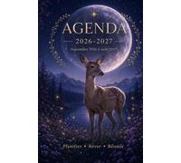 Agenda 2026-2027 biche: Planificateur Journalier Septembre 2026 à Août 2027 - 1 Page par Jour - Organiseur Quotidien - Nature et animaux de la forêt