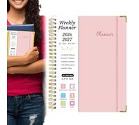 Agenda 2026-2027 Cuaderno de calendario académico mensual y semanal