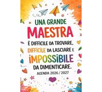 Agenda 2026-2027 Maestre: Regalo maestra fine anno