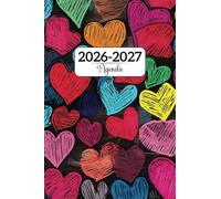 Agenda 2026 2027: Petit format de poche | A6 | Deux Ans Janvier 2026 jusqu'à Décembre 2027