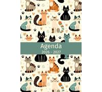 Agenda 2026-2027: Regalo per Gli Amanti dei Gatti, Mamma Gatto, Veterinario, Proprietari di Gatti, Calendario, Pianificatore Settimanale Mensile