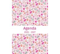 Agenda 2026-2027: Regalo per Infermiera, Studenti di Medicina, Dottore, Dottoressa, Medico, Calendario, Pianificatore Settimanale Mensile