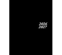 Agenda 2026 2027 Semainier: Grand Format A4 | Planificateur Hebdomadaire 12 mois, 1 semaine sur 2 pages avec heure | Français
