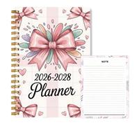 Agenda 2026-2028- Quaderno Con Legatura A E Carta Spessa Per 36 | Agenda E Calendario 3 Anni A Copertina Rigida | Per Casa Scuola Ufficio Lavoro Programma Studente Insegnante Nuovo