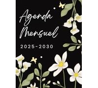 Agenda 2026-2030 5 ans mensuel: Planificateur de 60 Mois | de Janvier 2026-Décembre 2030 | 1 mois sur 2 pages | Organisateur Français | Grand Format A4 | 155 Pages.