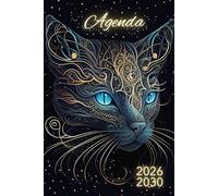 Agenda 2026-2030: Une Vue Claire sur l'Avenir | Planificateur Mensuel 5 ans | 60 Mois | de Janvier 2026-Décembre 2030 | 1 mois sur 2 pages | ... | Couverture Chat | Format A5 | 155 Pages.