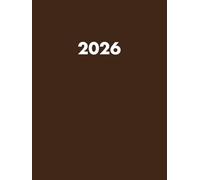 Agenda 2026 A4: Professionnel Planificateur Journalier | 1 Page Par Jour avec Heure | 12 Mois du 1er janvier au 31 décembre