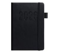 Agenda 2026 - A5 English Paper Academic Notebook, Diary Personal Daily Organizer, Fitness Work School Travel, Student Meetings Commute Home Business | Vertical Stripe Planner Schedule