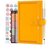 Agenda 2026 A5 página por día, agenda anual completa, agenda 2026 de enero de 2026 a diciembre de 2026, agenda mensual diaria con calendario, bolígrafo, soporte para bolígrafo, pestañas mensuales