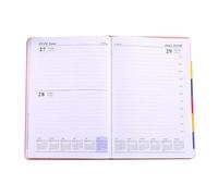 Agenda 2026 | Agenda de planificación | Diario de trabajo para cuadernos en inglés, diario de trabajo para citas con objetivos, 16,79 x 21,18 cm, organización de gestión de monit