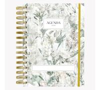 Agenda 2026 / Agenda dia por pagina de Enero 2026 a Diciembre 2026 / Agenda Anual 2026 Personalizada Tamaño A5 / Encuadernación Wire-o Oro. ONEPERSONAL (Personalizada)