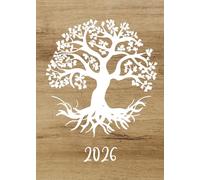 Agenda 2026: Arbre de Vie | Semainier (une semaine sur deux pages) | Format A5 | 15x21 cm | Planning hebdomadaire horizontal | Lignes | Weekly planner