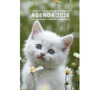 AGENDA 2026 - CHAT: Petit format de poche | 4 langues | Janvier à Décembre 2026 | 52 semaines | 1 semaine sur 2 pages | Format pratique 10x15 cm, 115 pages | Fantaisie, original | Cadeau à offrir