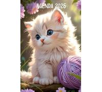 Agenda 2026 Chat: Petit format de poche A6 - Planificateur Hebdomadaire | 12 Mois De Janvier À Décembre | Français