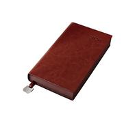 Agenda 2026 con acabado de piel sintética estructurada para uso diario, calendario anual