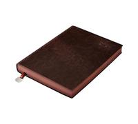 Agenda 2026 con acabado de piel sintética estructurada para uso diario, calendario anual