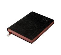 Agenda 2026 con acabado de piel sintética estructurada para uso diario, calendario anual