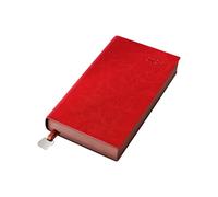 Agenda 2026 con acabado de piel sintética estructurada para uso diario, calendario anual