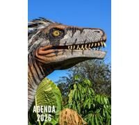 Agenda 2026: Dinosaure - Semainier et Mensuel de Janvier à Décembre 2026 | Idéal pour Les Étudiants, Professionnels et Particuliers | Calendrier, Liste de Contacts, Notes - Petit Format de Poche