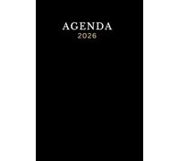 Agenda 2026 Giornaliera: 1 pagina per giorno - 12 mesi e 365 giorni con Obiettivi Mensili - Cose da Fare - Priorità - formato A5
