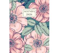 Agenda 2026 Giornaliera: A4 1 pagina per giorno | da Gennaio a Dicembre 2026 | 12 mesi | Formato grande ... Coperta con fiori