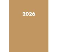 Agenda 2026 Giornaliera A4: Pianificatore 12 Mesi da Gennaio a Dicembre 2026 | 365 giorni | Italiano Grande | 1 pagina per giorno