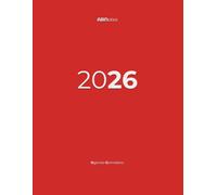 Agenda 2026 Giornaliera A4 Rossa Flessibile ABNotes: Planner Professionale Un Giorno per Pagina - Per lavoro, studio e organizzazione quotidiana - ... A4 Letter US - Minimalista, Gigante, Italiano