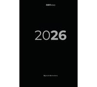 Agenda 2026 Giornaliera A5 Nera Rigida ABNotes: Planner Professionale Un Giorno per Pagina - Organizer - Formato compatto A5 - Minimalista, Italiano