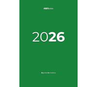 Agenda 2026 Giornaliera A5 Verde Flessibile ABNotes: Planner Professionale Un Giorno per Pagina - Organizer - Formato compatto A5 - Minimalista, Italiano
