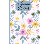agenda 2026 giornaliera , con spazi per appunti , dettaglio con le ore e le mezz, ore.