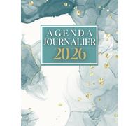 Agenda 2026 Journalier: 1 Page par jour, 1er Janvier jusqu'a le 31 Décembre 2026, Planificateur Format A4, |Théme: Simple |
