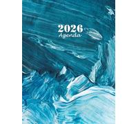Agenda 2026 Journalier: 1 page par jour avec heure (De janvier à décembre), 12 Mois, Format A4