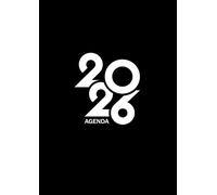 Agenda 2026 journalier 2 page par jour XXL: Carnet organiseur de bureau professionnel simple & pratique avec heures. Planificateur annuel français sur 12 mois. Cahier de bord grand format a4