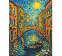 Agenda 2026 journalier a4 1 page par jour avec heures: Carnet organiseur de bureau professionnel simple & pratique sur 12 mois. Planificateur annuel français 365 jours. Cahier de bord grand format.