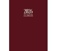 Agenda 2026 Journalier A4 1 Page Par Jour avec Heures: Planificateur Journalier Professionnel | 12 Mois du 1er Janvier au 31 Décembre | A4 Grand Format
